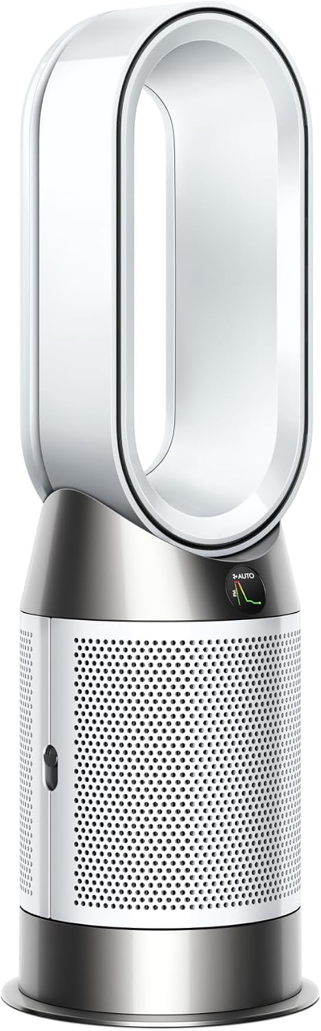 Dyson HP10 Pure Hot+Cool Luftreiniger Heizung Ventilator – HEPA H13, 99,95%, Auto-Modus, App, Weiß