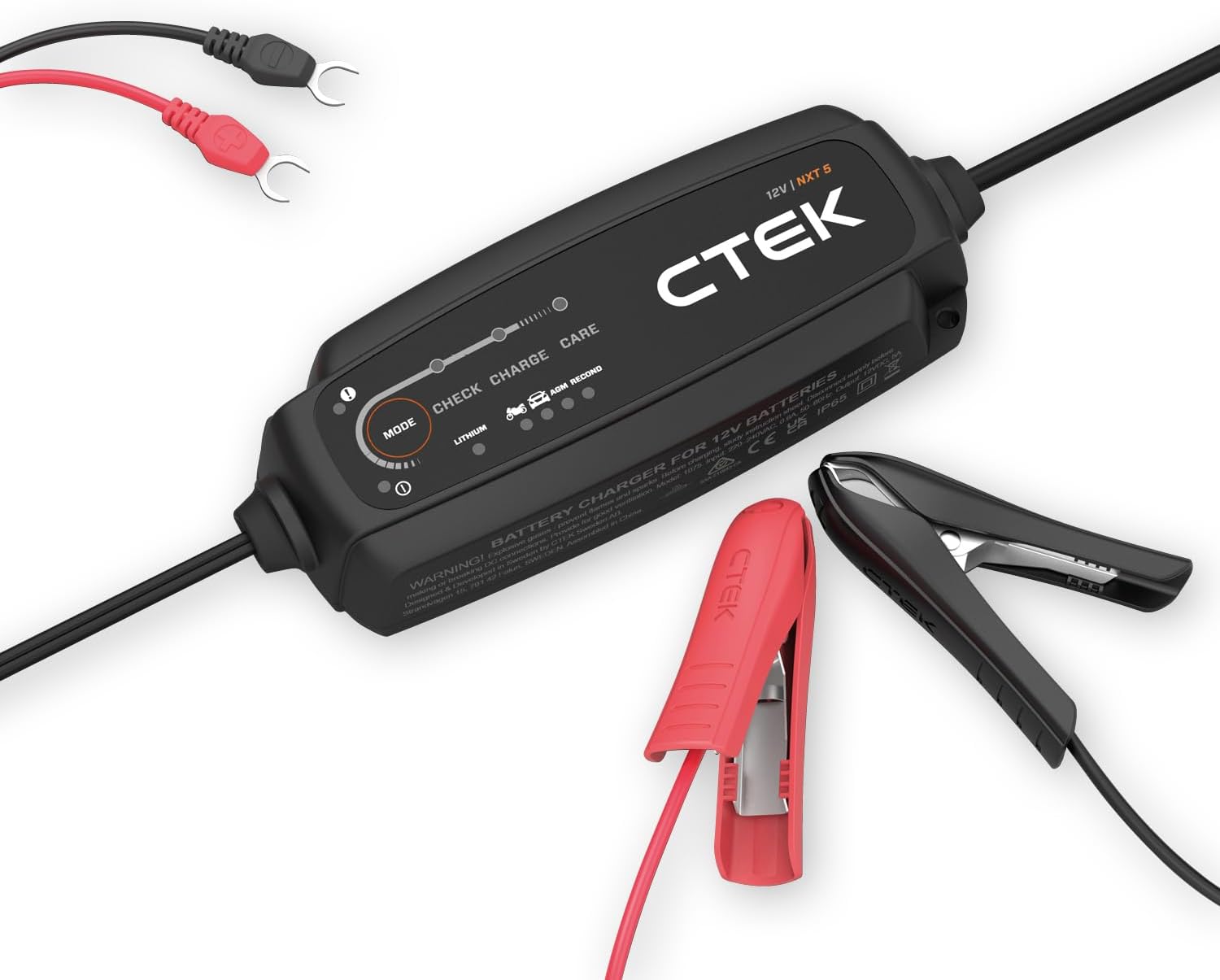 CTEK 40-659 Batterieladegerät 12V 5A – LiFePO4 & Blei, Desulfatierung, AGM, Temperaturkompensation
