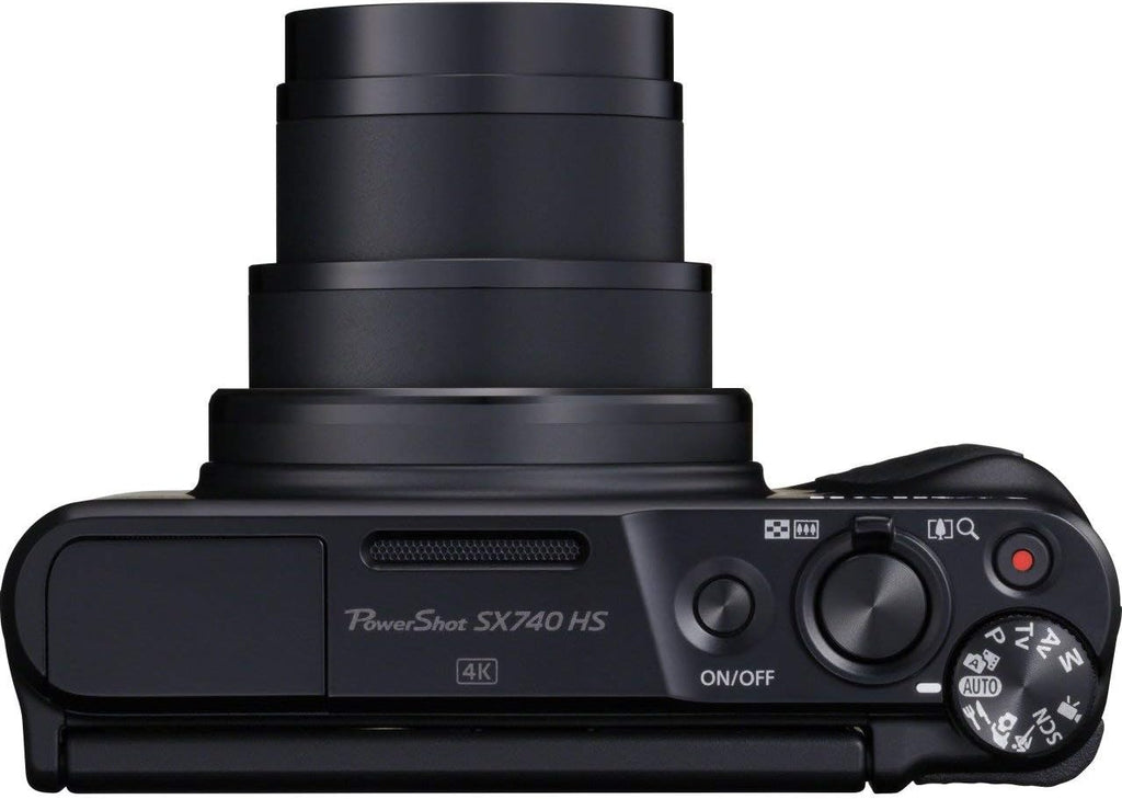 Canon PowerShot SX740 HS Kompaktkamera – 40x Zoom, 4K, 20,3MP, WLAN, DIGIC 8, Schwarz