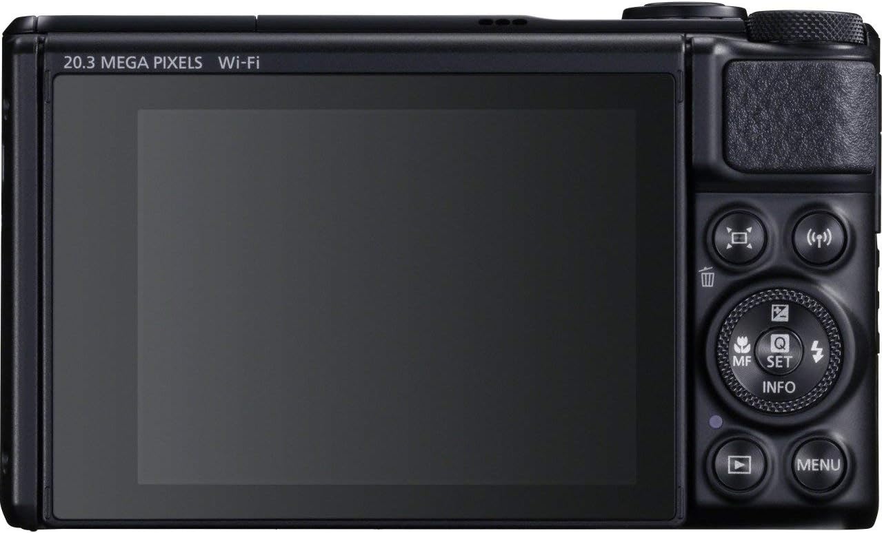 Canon PowerShot SX740 HS Kompaktkamera – 40x Zoom, 4K, 20,3MP, WLAN, DIGIC 8, Schwarz