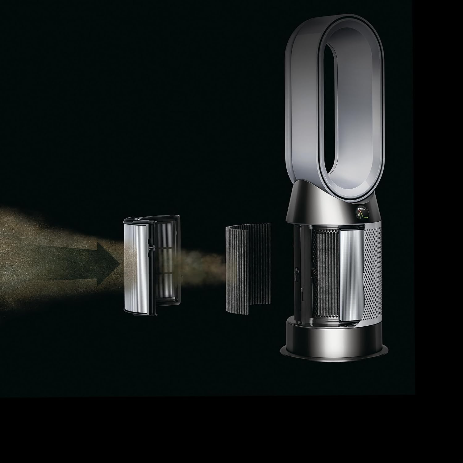 Dyson HP10 Pure Hot+Cool Luftreiniger Heizung Ventilator – HEPA H13, 99,95%, Auto-Modus, App, Weiß