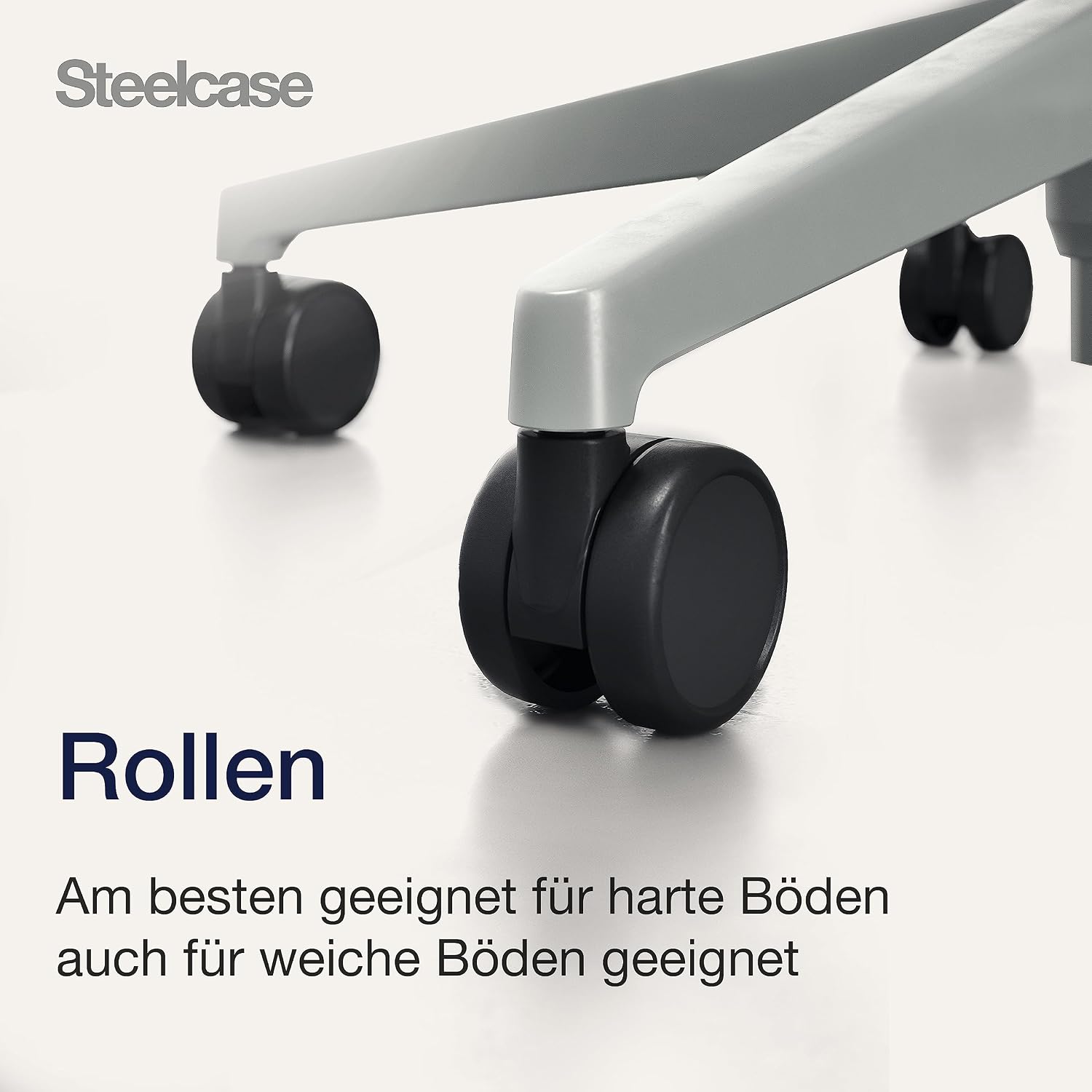 Steelcase Series 1 Bürostuhl, Mesh-Rückenlehne, Ergonomisch, Lordosenstütze, Truffle