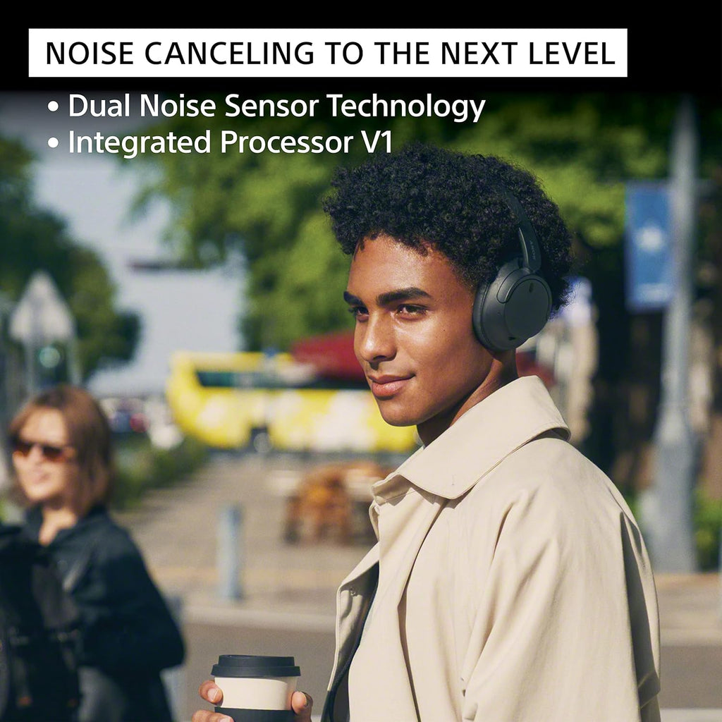 Sony WH-CH720N Kabellose Kopfhörer, Active Noise Cancelling, 35h Akku, Bluetooth 5, Schwarz