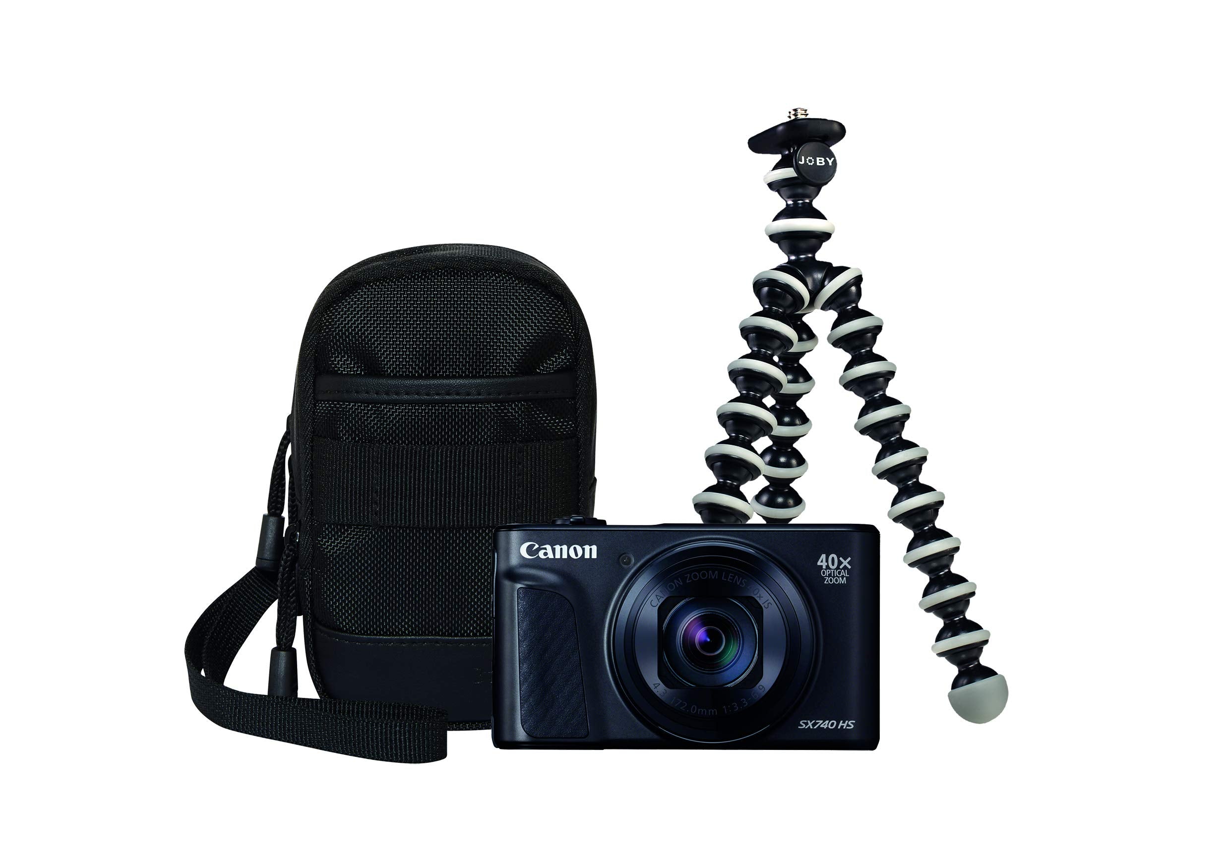 Canon PowerShot SX740 HS Kompaktkamera – 40x Zoom, 4K, 20,3MP, WLAN, DIGIC 8, Schwarz